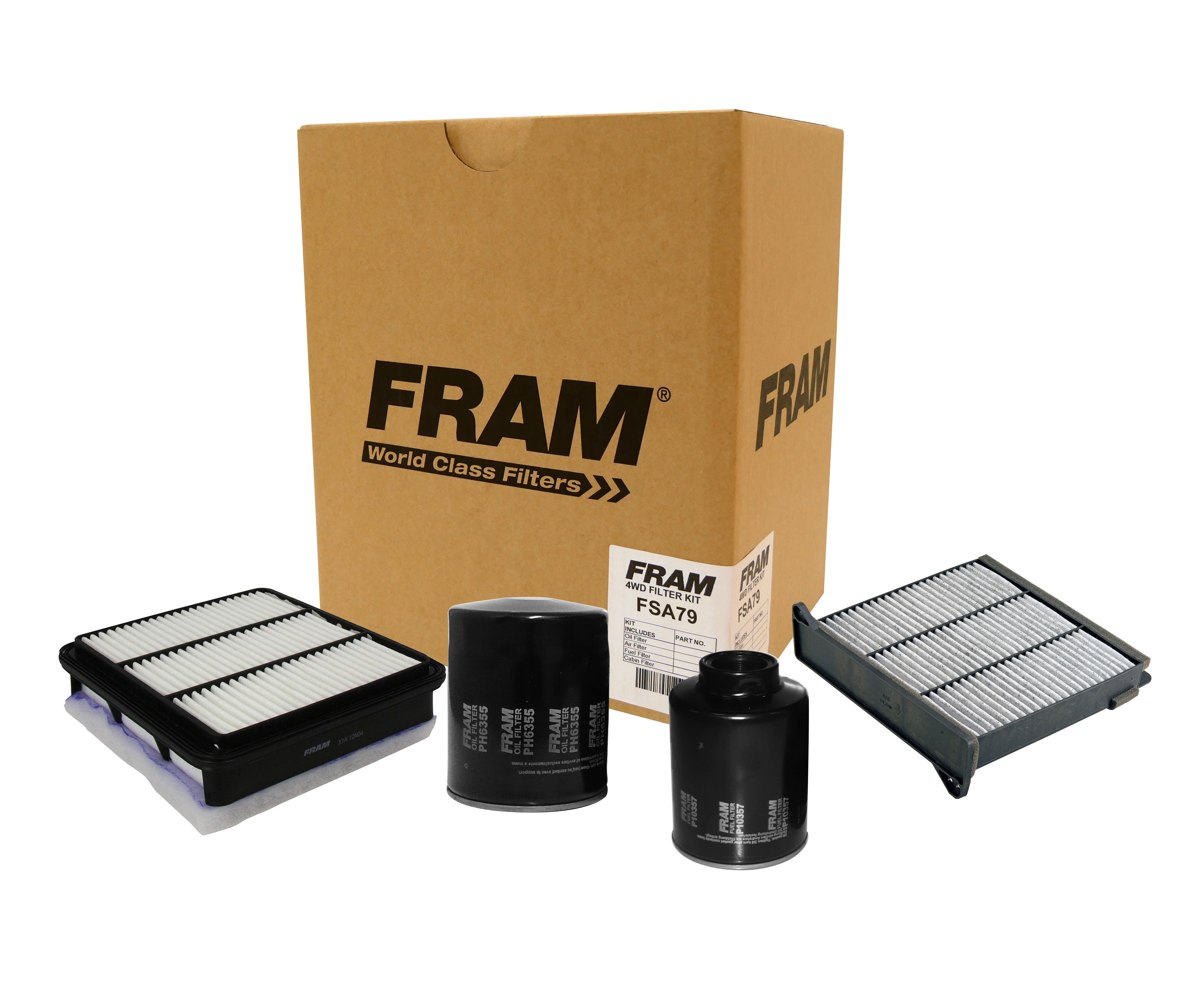 FRAM 4wd Filter Kit for Mitsubishi Triton ML 2.5L 08-15 | FRAM