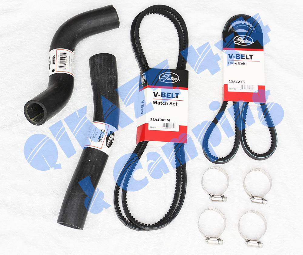 Gates Emergency Radiator Hose & Fan Belt Kit for Toyota Landcruiser HZJ80 1HZ 4.2L | Gates