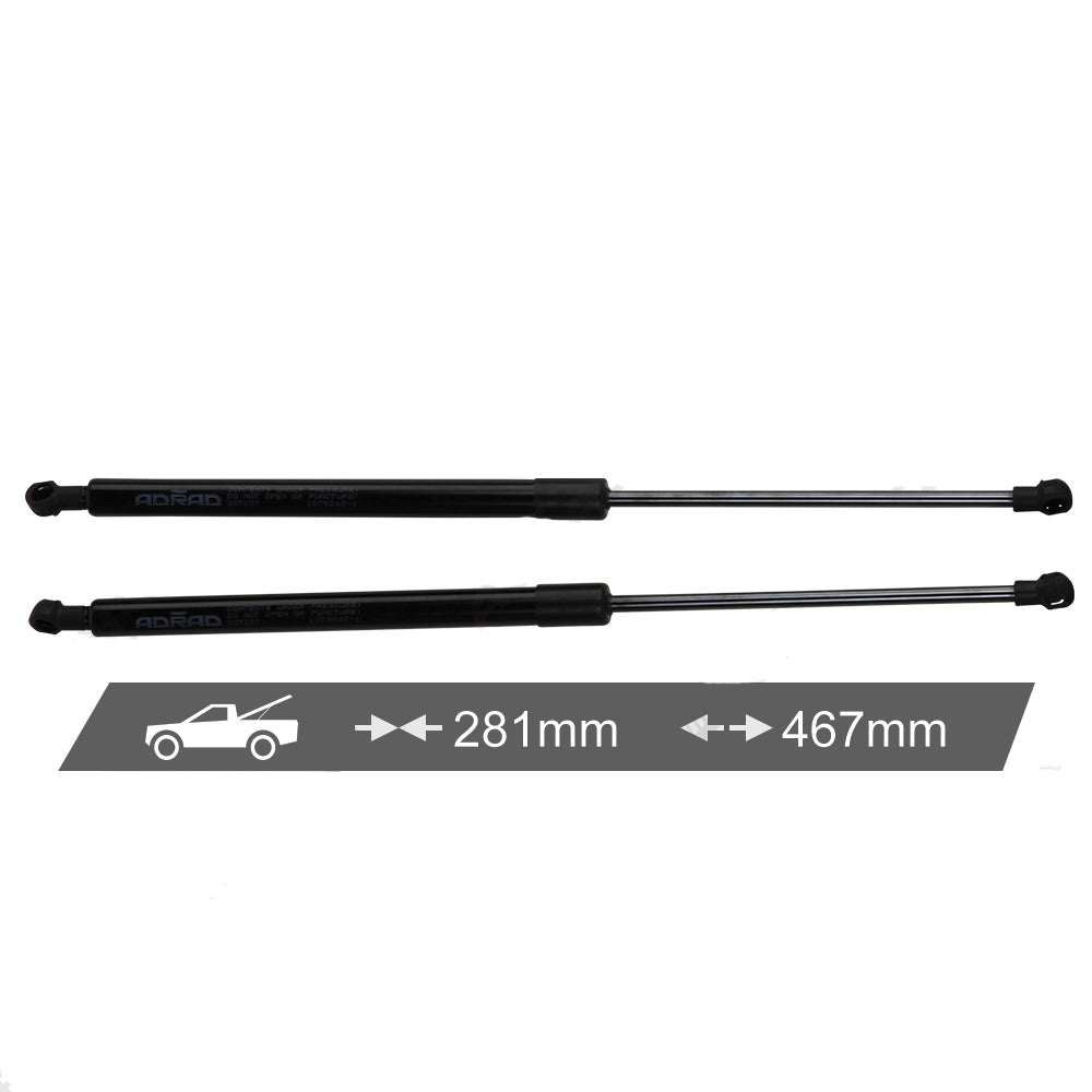 Adrad Tailgate Gas Struts to suit Prado 150 GDJ150 2015+ (Set of 2) | Adrad