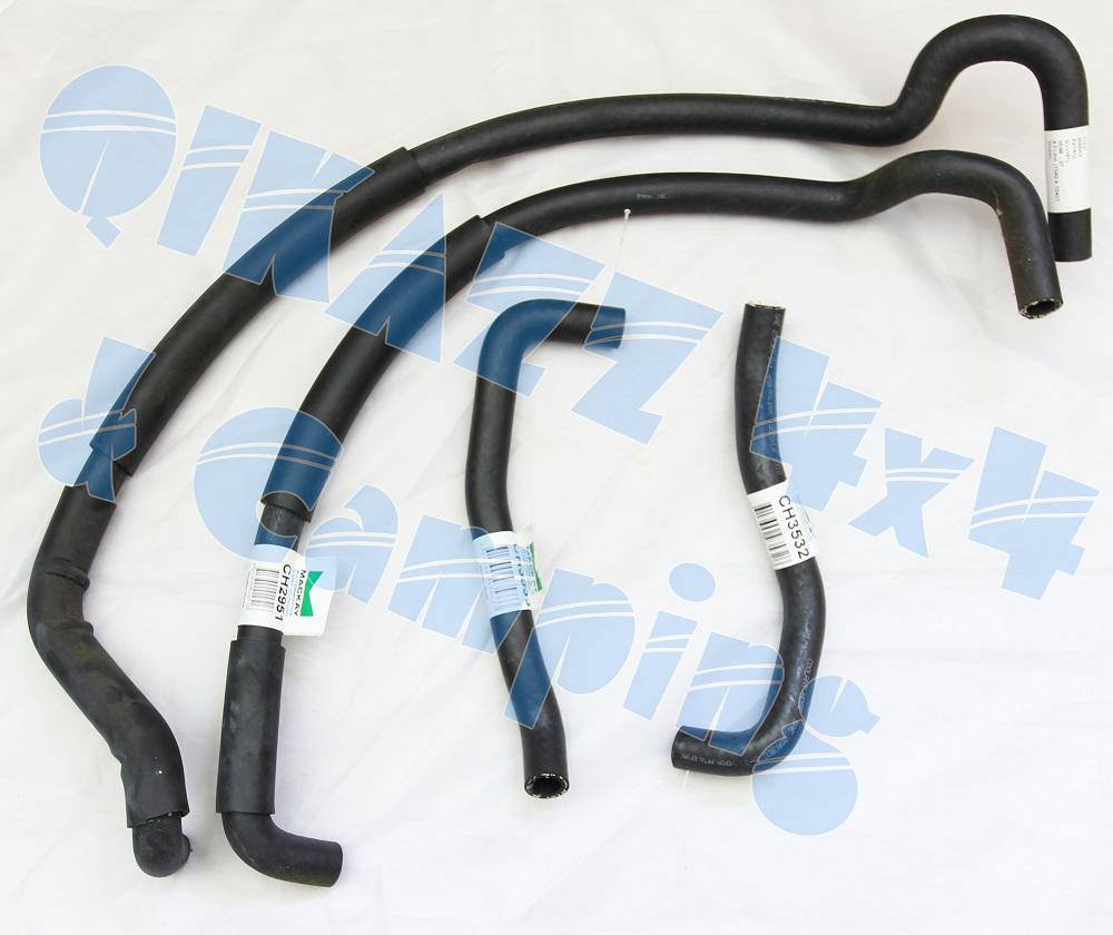 Mackay Heater Hose Kit for Nissan Patrol GU TD42 & TD42t - suit Wide Radiator | Mackay Rubber