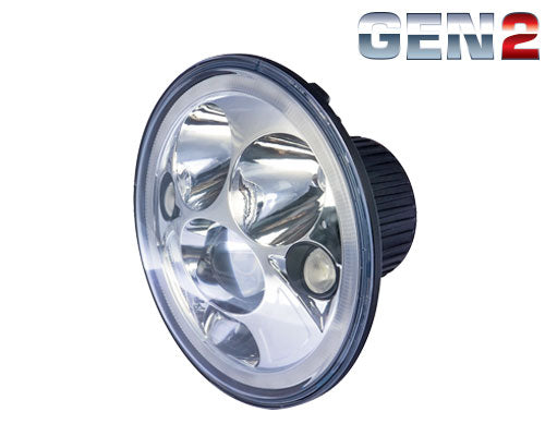 Great White 7″ LED Sealed Beam Hi/Low/Park Headlight | Great White