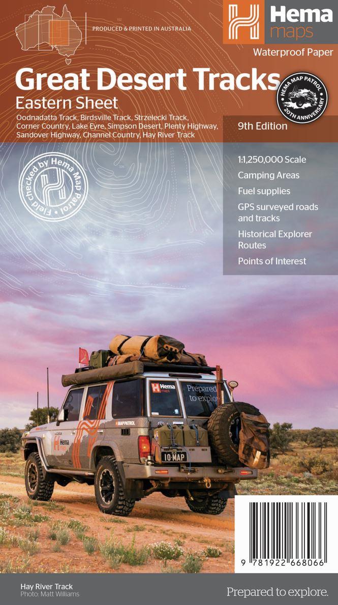 Hema Great Desert Tracks Eastern Sheet | Hema