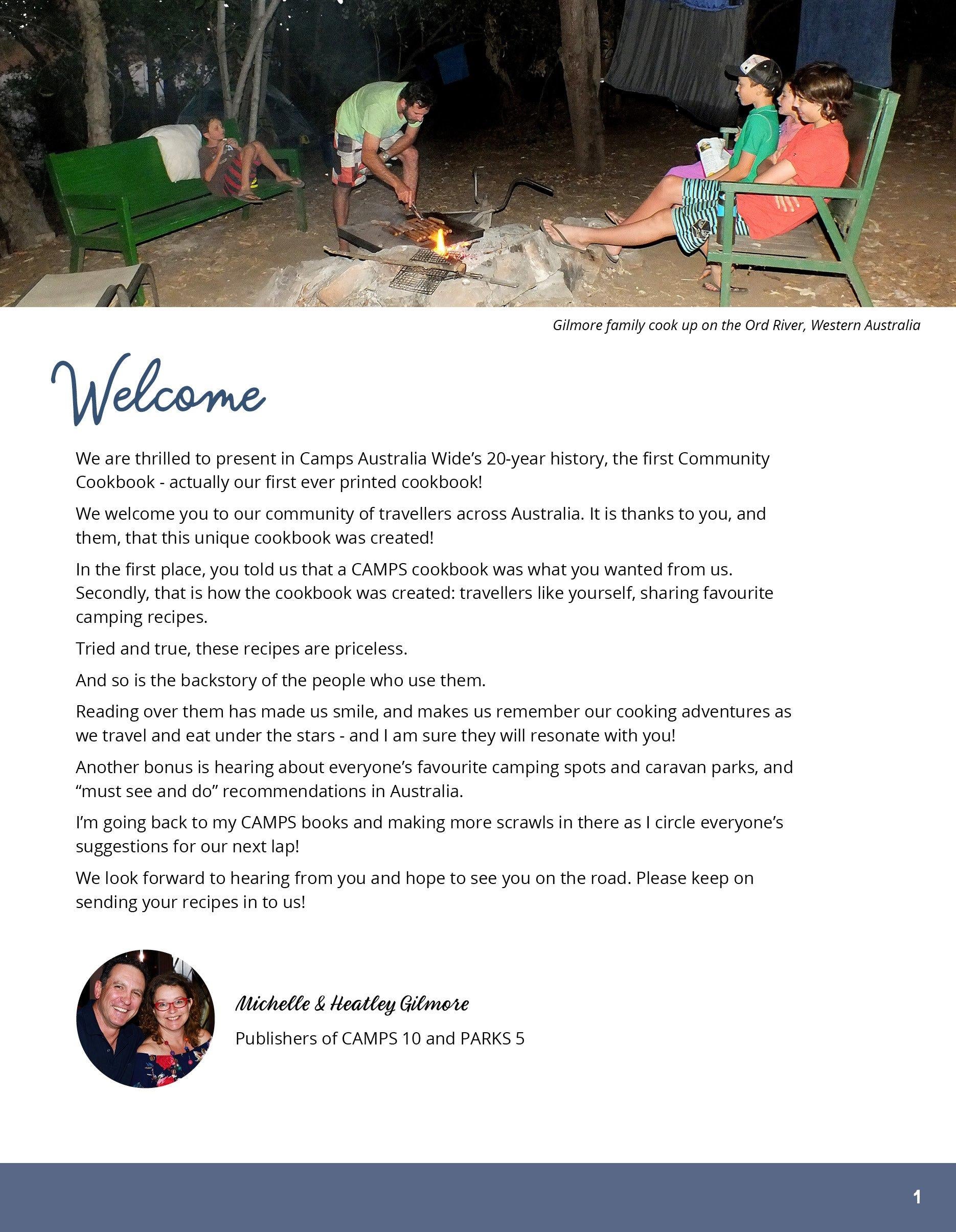 The Camps Australia Wide Community Cookbook | Camps Australia Wide