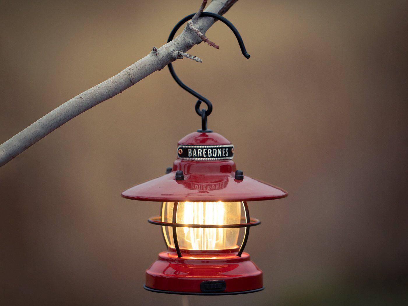 Barebones Edison Mini Lantern (Red) | Barebones