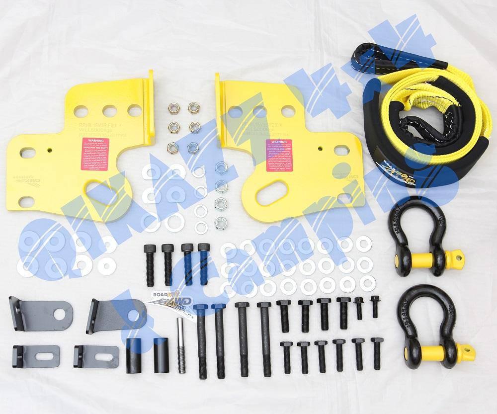 Roadsafe 4wd HD Recovery Tow Point Kit NEW V3 for Toyota Hilux (GUN) 2015 - Onwards | Roadsafe