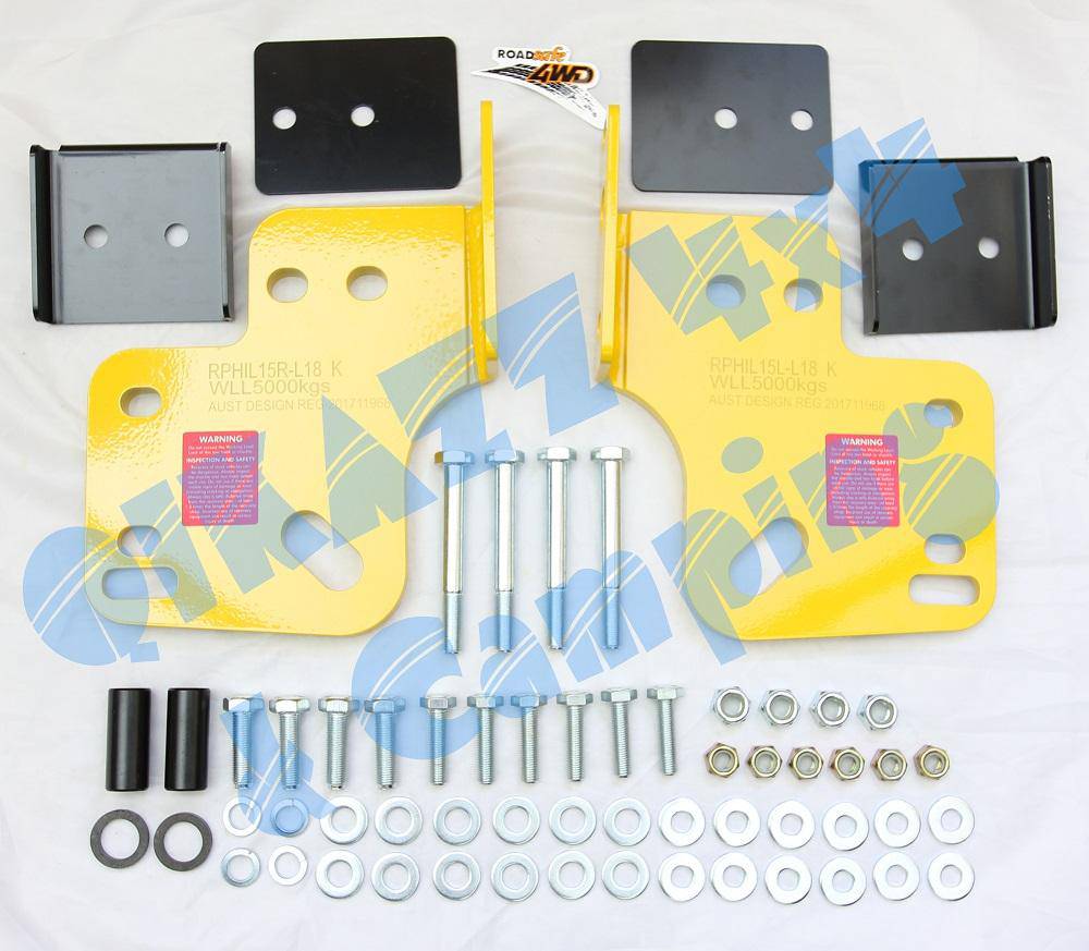 Roadsafe 4wd HD Recovery Tow Point Kit for Toyota Hilux (GUN) 2015 - Onwards | Roadsafe