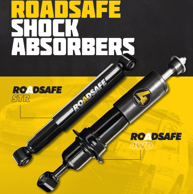 Roadsafe 4wd Nitro Gas Rear Shock Absorber for Nissan Patrol GU (Y61) - Leaf Spring ONLY | Roadsafe