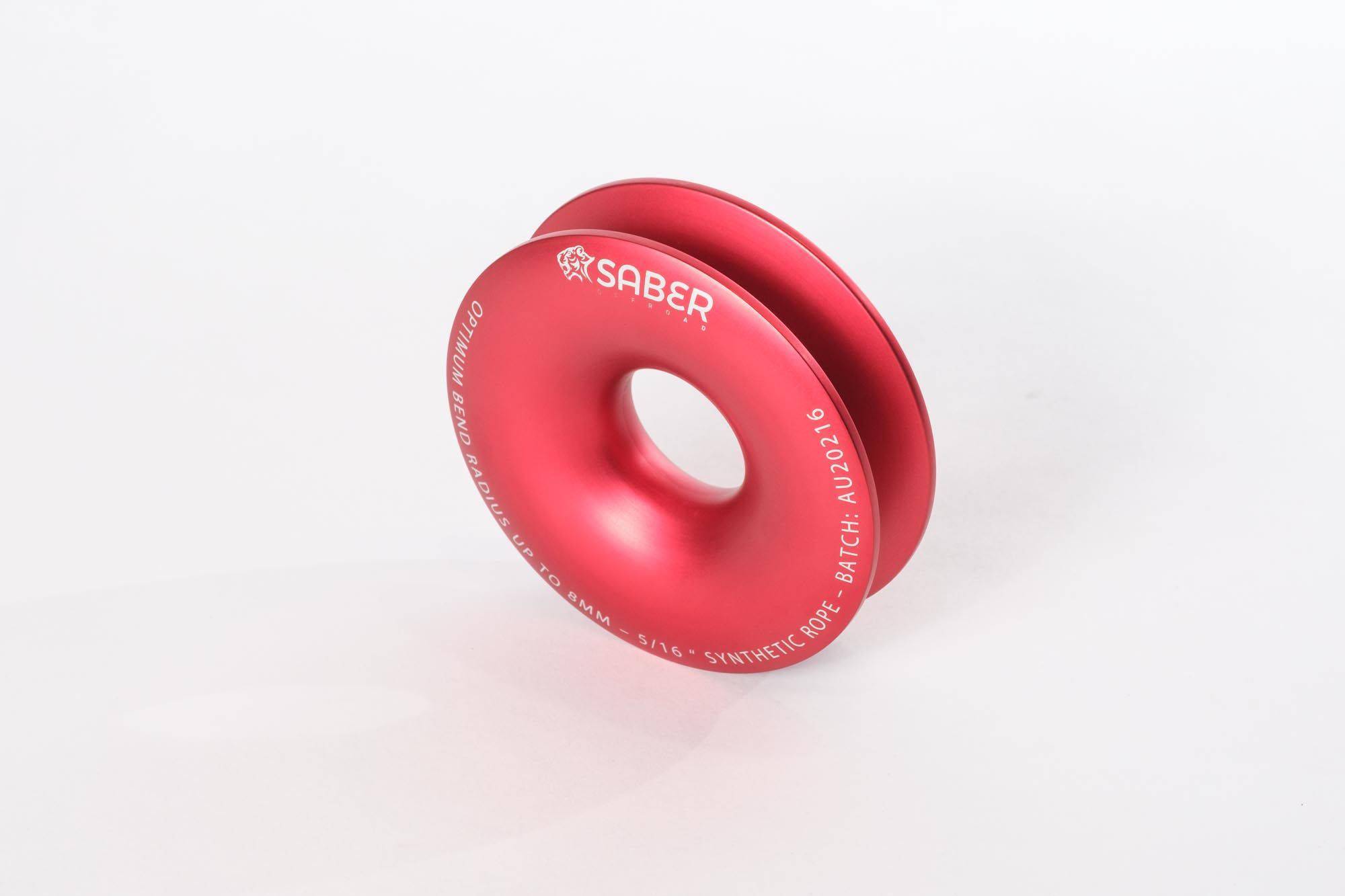 Saber Offroad Mini Ezy-Glide 5,000KG WLL Recovery Ring, Bag + 9000KG SaberPro Soft Shackle | Saber Offroad