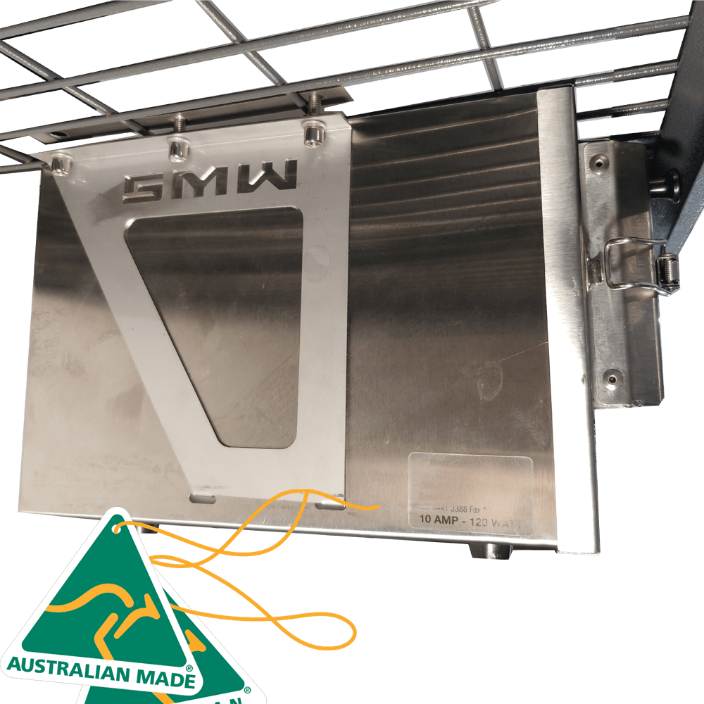 SMW Offset Stainless Steel Overhead Oven Mounting Brackets | Somerville Metal Works
