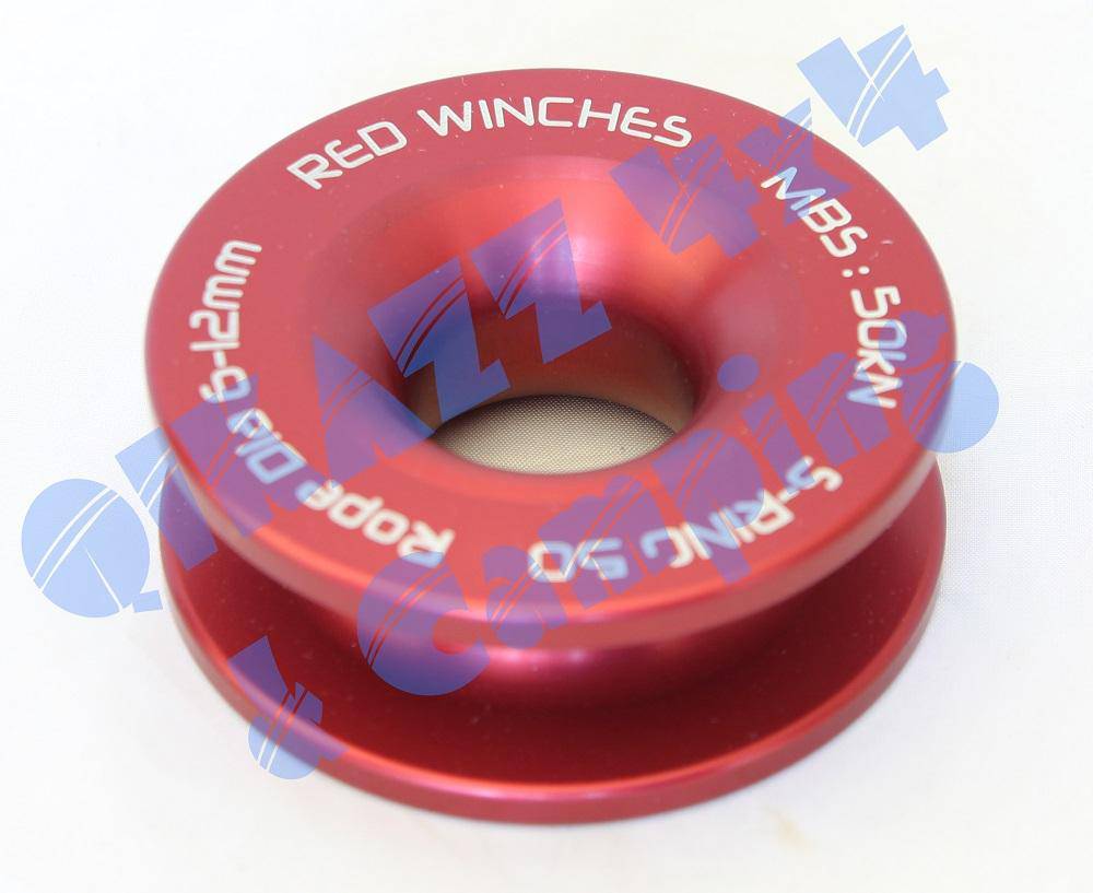 Red Winch Snatch Ring 5T | Red Winch