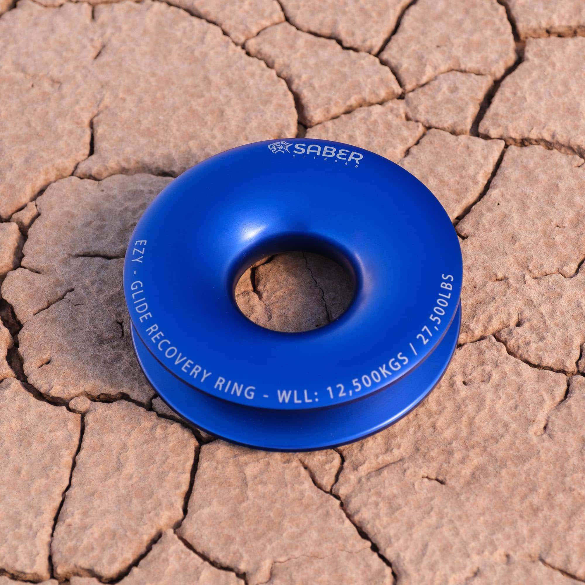 Saber Offroad Ezy-Glide Recovery Ring - Blue | Saber Offroad
