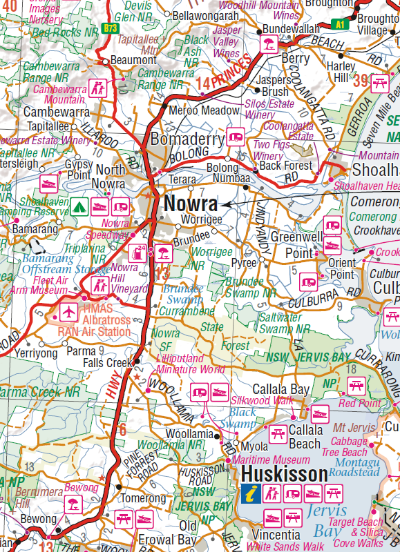 Hema South East New South Wales Map | Hema
