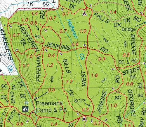 Rooftop's Tallarook Forest Activities Map | Rooftop