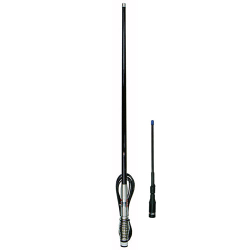 ZCG UHF CB Radio, Black - 477MHz, 5m Cable, 6.6dBi - 1.2m & 2.1dBi - 400mm Pack | ZCG
