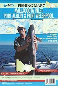 AFN Mallacoota Inlet, Port Albert & Port Welshpool Fishing Map | AFN