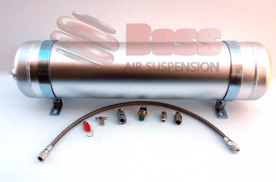 Boss Air Alloy 15 Litre Air Tank with 5 Ports Package | Boss Air Suspension