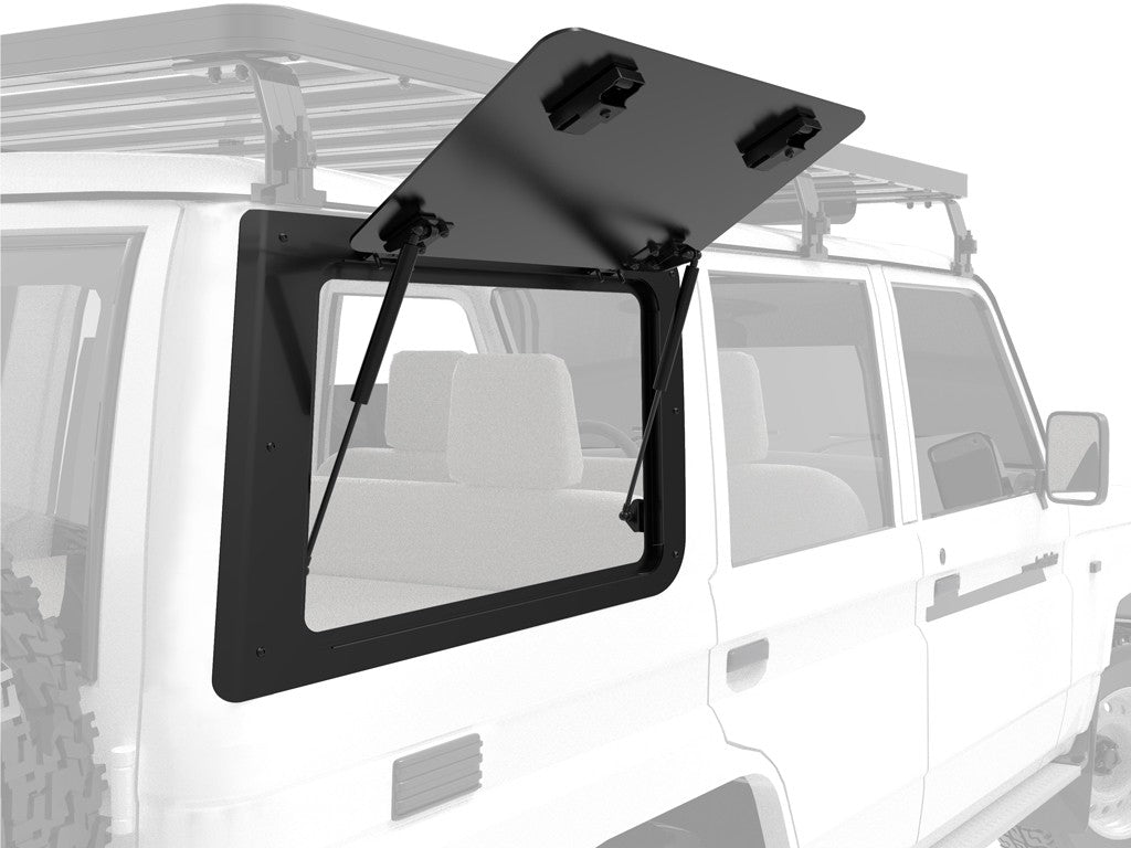 Gullwing Window / Right Hand Side Aluminium for Toyota Land Cruiser 76 - by Front Runner | Front Runner