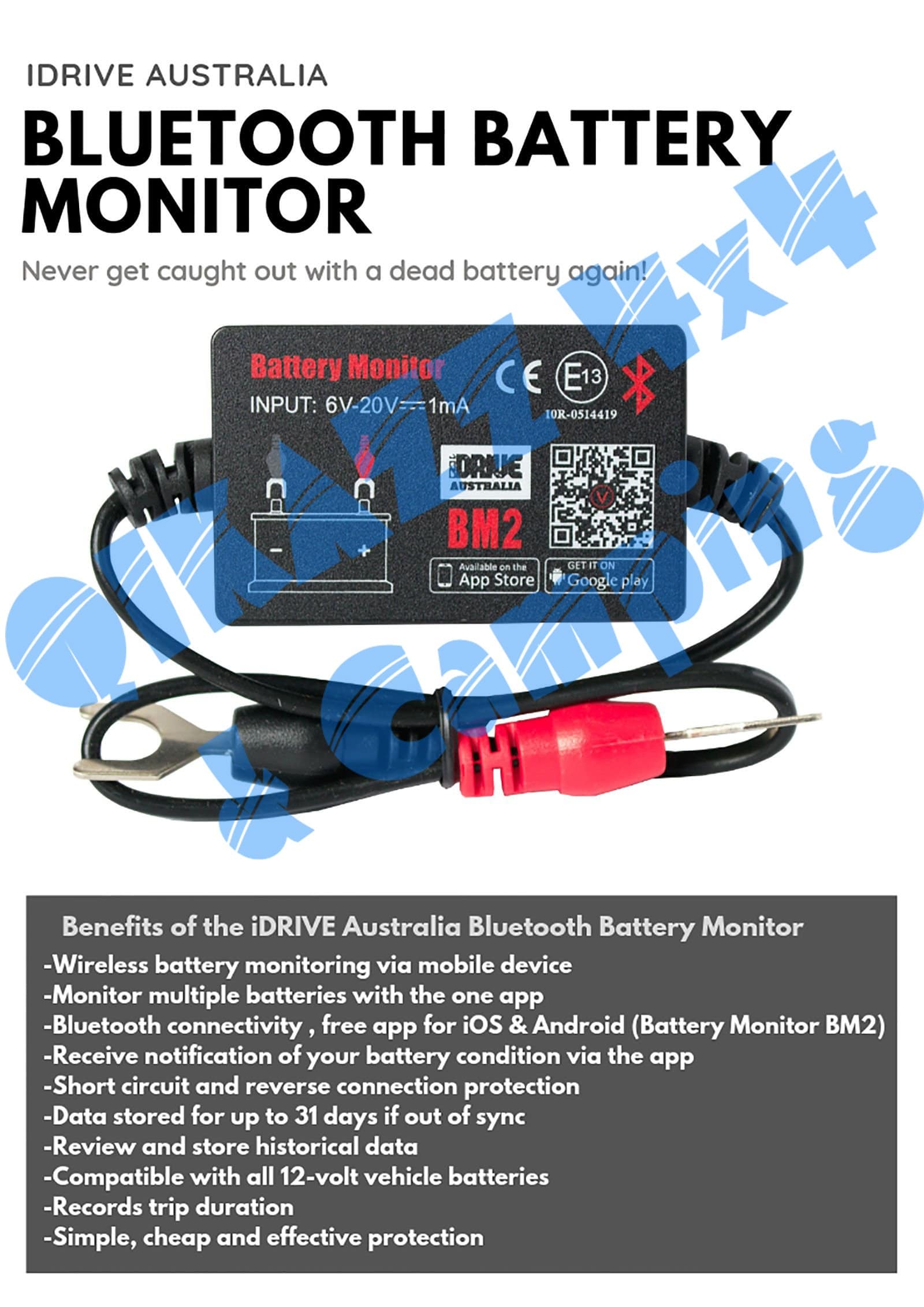 iDRIVE Bluetooth 4.0 Battery Montor | iDrive