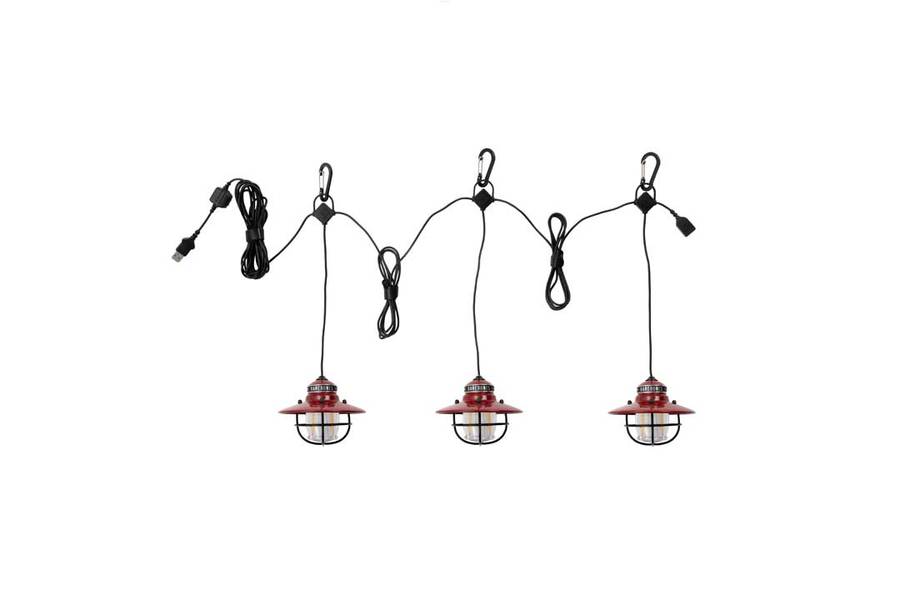 Barebones Edison String Lights (Red) | Barebones