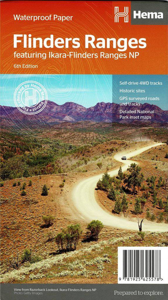 Hema Flinders Ranges Map 6th Edition | Hema