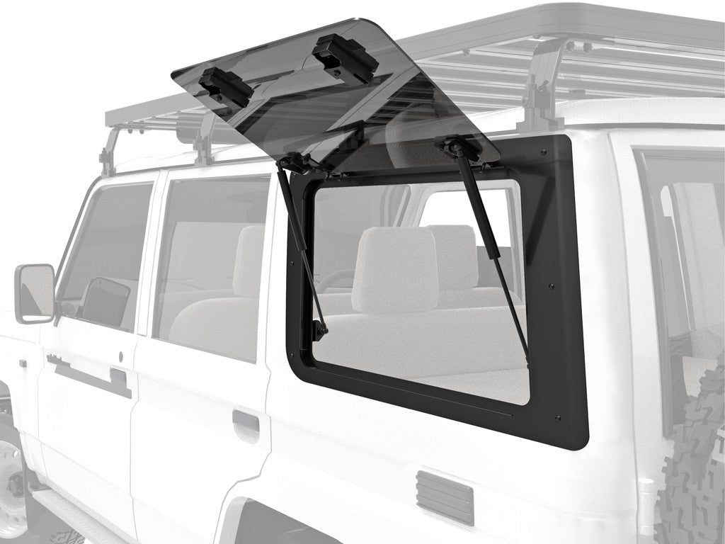 Gullwing Window / Left Hand Side Glass for Toyota Land Cruiser 76 - by Front Runner | Front Runner