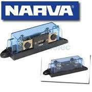 Narva In-Line ANL Fuse Holder with Transparent Coverand 100 Amp Fuse | Narva