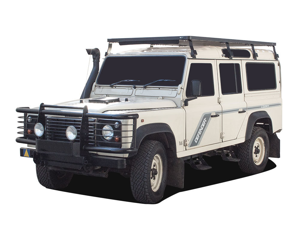 Land Rover Defender 110 (1983-2016) Slimline II Roof Rack Kit / Tall - by Front Runner | Front Runner