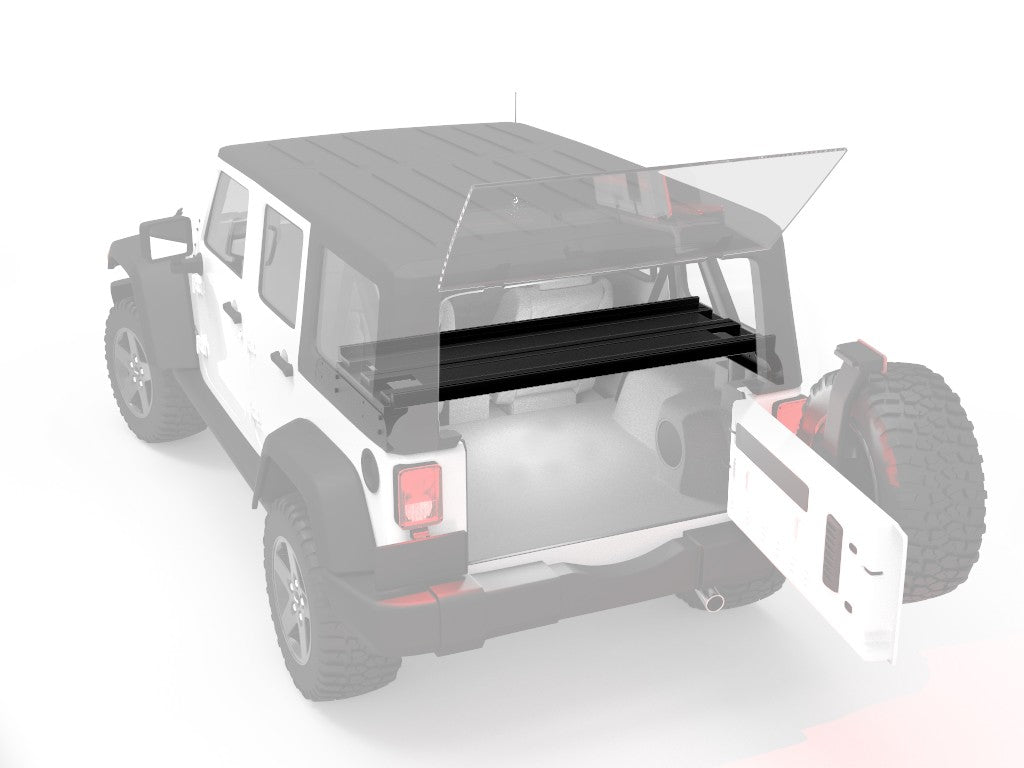 Jeep Wrangler JKU 4-Door Cargo Storage Interior Rack - by Front Runner | Front Runner