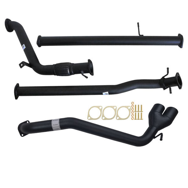 FORD RANGER PX 3.2L 9/2011 - 9/2016 3" TURBO BACK CARBON OFFROAD EXHAUST PIPE ONLY SIDE EXIT TAILPIPE - FD240-POS 2