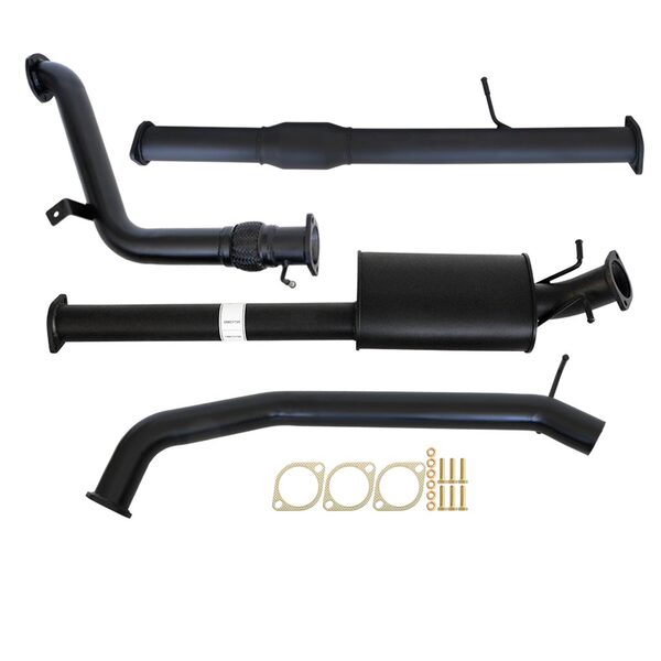 FORD RANGER PX 2.2L 9/2011 - 9/2016 3" TURBO BACK CARBON OFFROAD EXHAUST WITH MUFFLER & CAT - FD242-MC 2