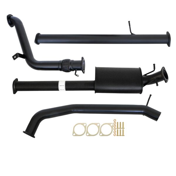 FORD RANGER PX 2.2L 9/2011 - 9/2016 3" TURBO BACK CARBON OFFROAD EXHAUST MUFFLER & NO CAT - FD242-MO 2