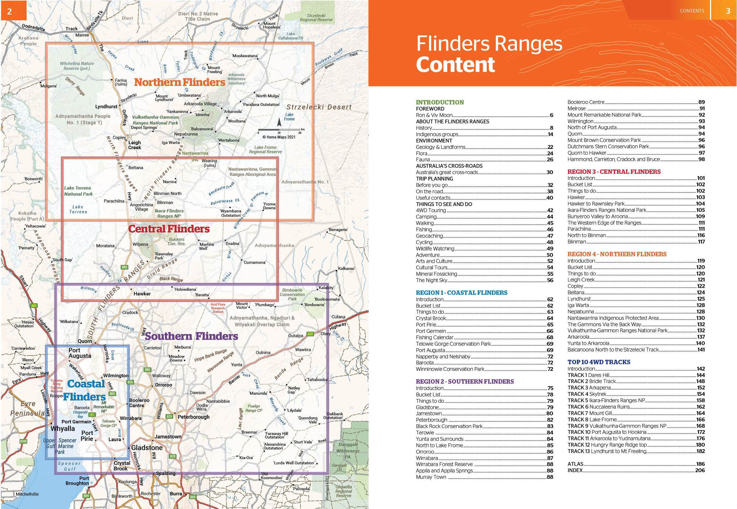 Hema Flinders Ranges Atlas & Guide | Hema