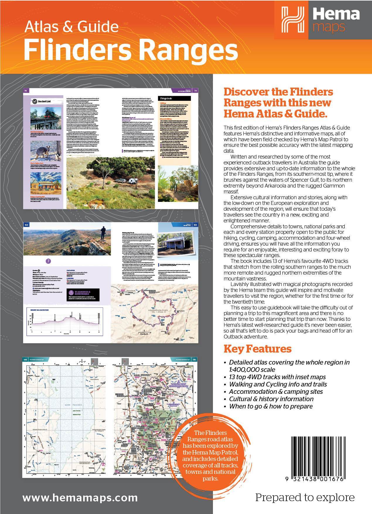 Hema Flinders Ranges Atlas & Guide | Hema