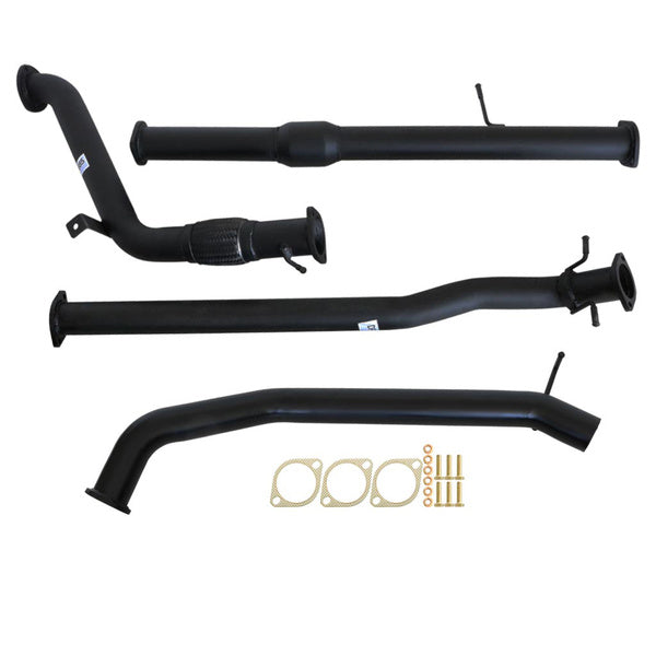FORD RANGER PX 3.2L 9/2011 - 9/2016 3" TURBO BACK CARBON OFFROAD EXHAUST WITH CAT & PIPE - FD240-PC 3
