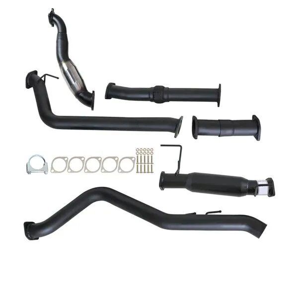 HOLDEN RODEO RA 3.0L 4JJ1-TC 1/2007 - 12/2008 3" TURBO BACK CARBON OFFROAD EXHAUST WITH CAT AND HOTDOG - GM236-HC 3