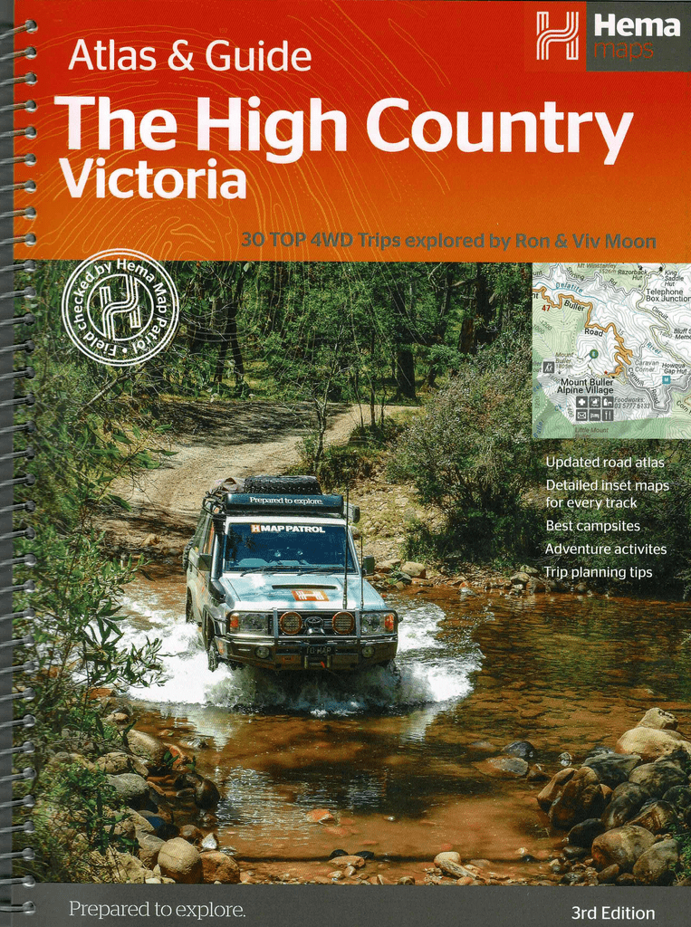 Hema The High Country, Victoria Atlas & Guide Map 3rd Edition | Hema
