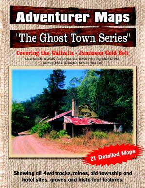Adventurer Maps  - The Ghost Town Series - A4 Spiral Bound Booklet | Adventurer Maps