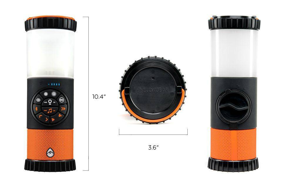 ECOXGEAR EcoLantern Waterproof Rugged Bluetooth Speaker & Lantern | ECOXGEAR