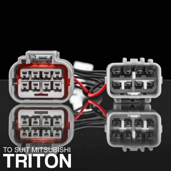 Stedi Mitsubishi MQ Triton HID / LED Headlight Piggy Back Adaptor | Stedi