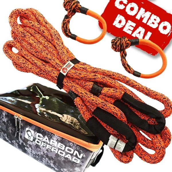 Nato's Carbon Kinetic Rope 2 x Soft Shackle and Gear Cube Combo Deal - CW-COMBO-HR1022-1474-GC-S 1