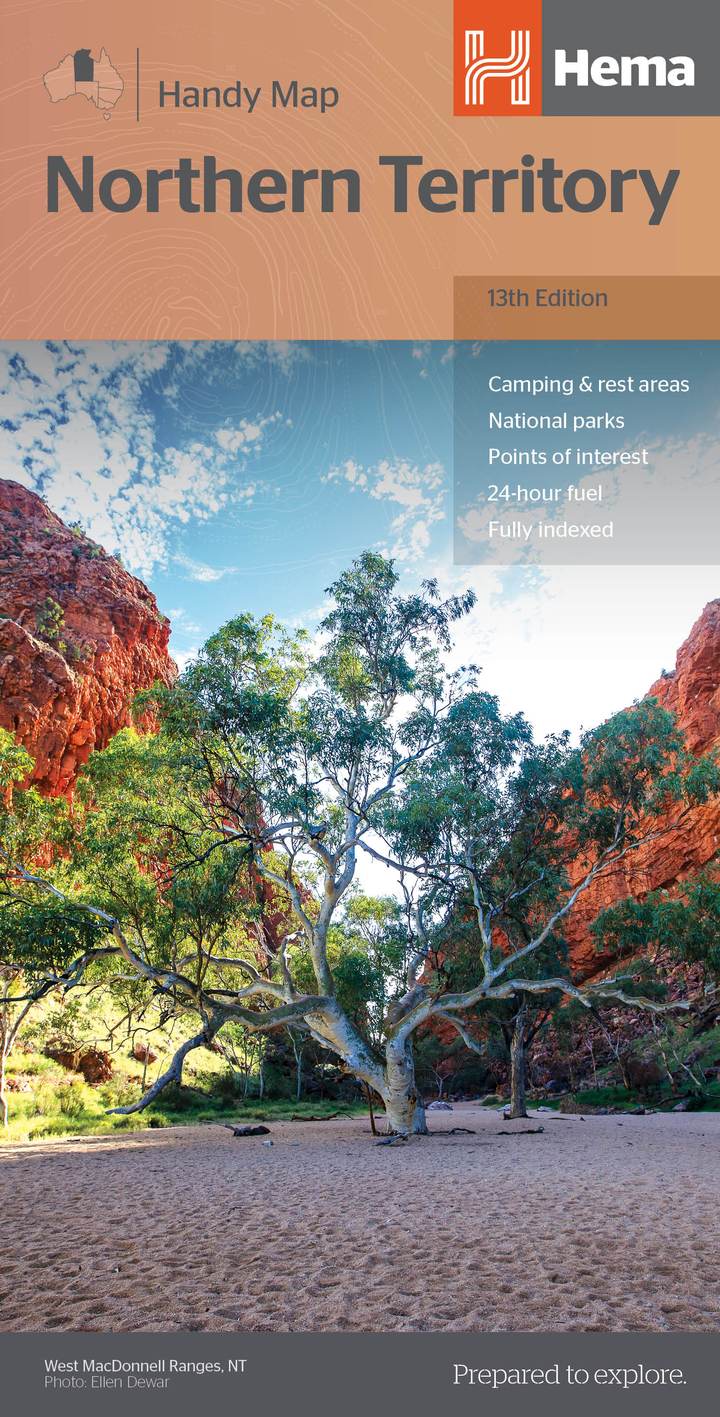Hema Northern Territory Handy Map | Hema