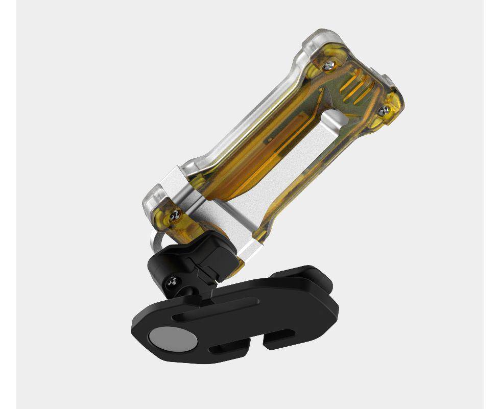 Armytek Zippy Keychain Flashlight Extended Set (Yellow Amber) | Armytek