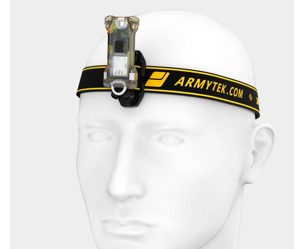 Armytek Zippy Keychain Flashlight Extended Set (Yellow Amber) | Armytek