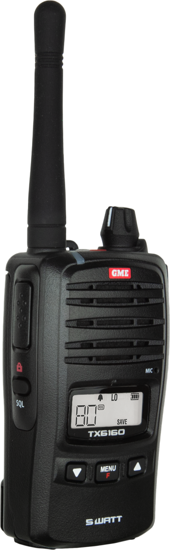 GME TX6160 5/1 Watt UHF CB Handheld Radio | GME