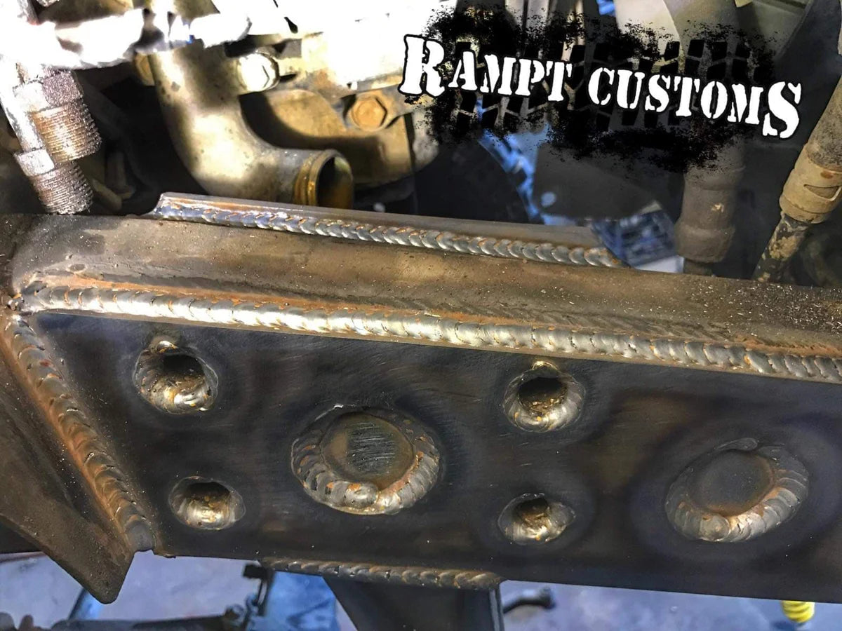 Rampt Customs 80/105 Landcruiser - Steering box brace kit | Rampt Customs