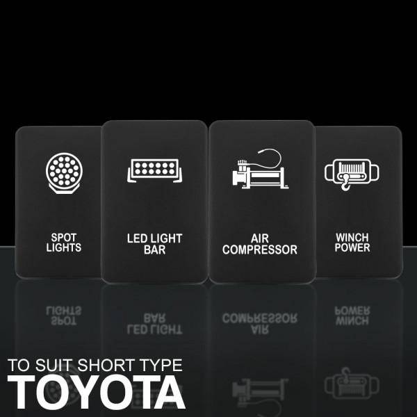 Stedi Switch - Spot Lights - Short Type Push Switch to suit Toyota | Stedi