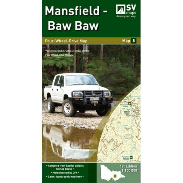 Spatial Vision Mansfield  Baw Baw 4x4 Map | Spatial Vision