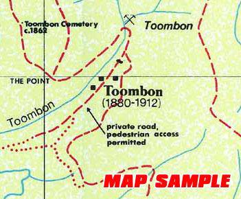Adventurer Maps - Donnellys Creek / Toombon - The Ghost Town Series | Adventurer Maps
