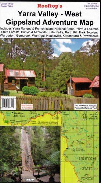 Rooftop's Yarra Valley West Gippsland Adventure Map | Rooftop