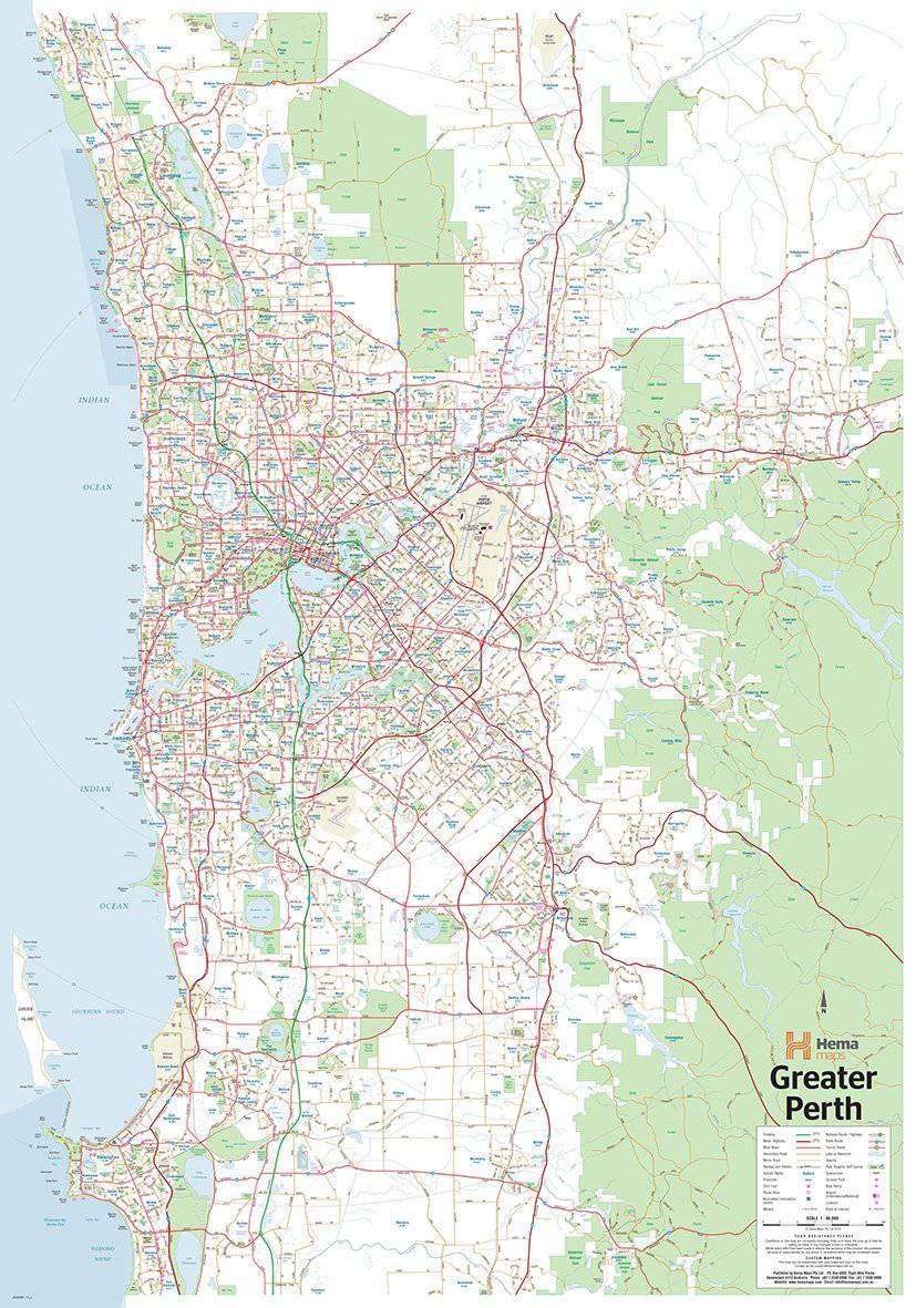 Hema Perth & Region Map | Hema